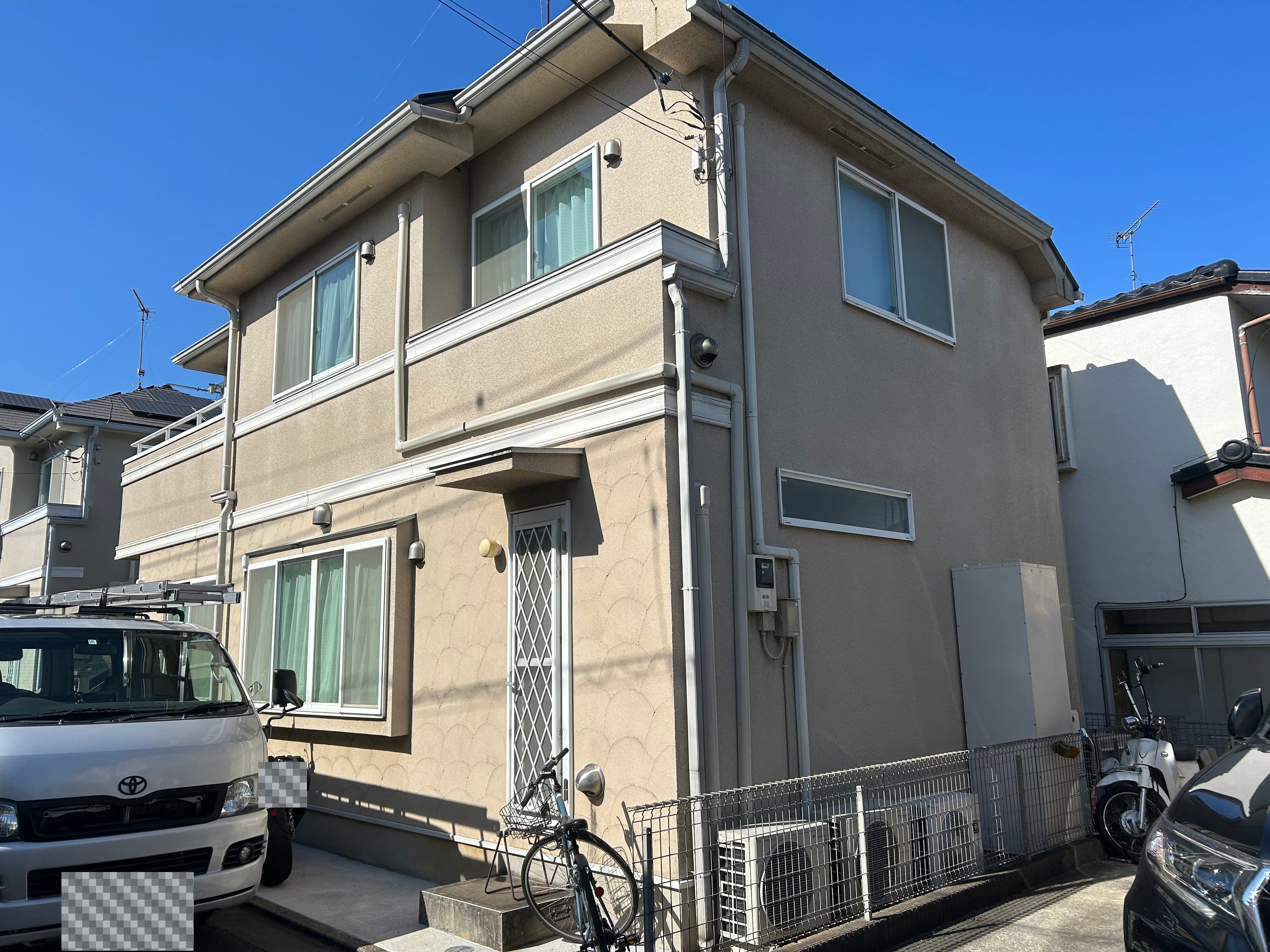 東京都日野市 外壁塗装の施工前